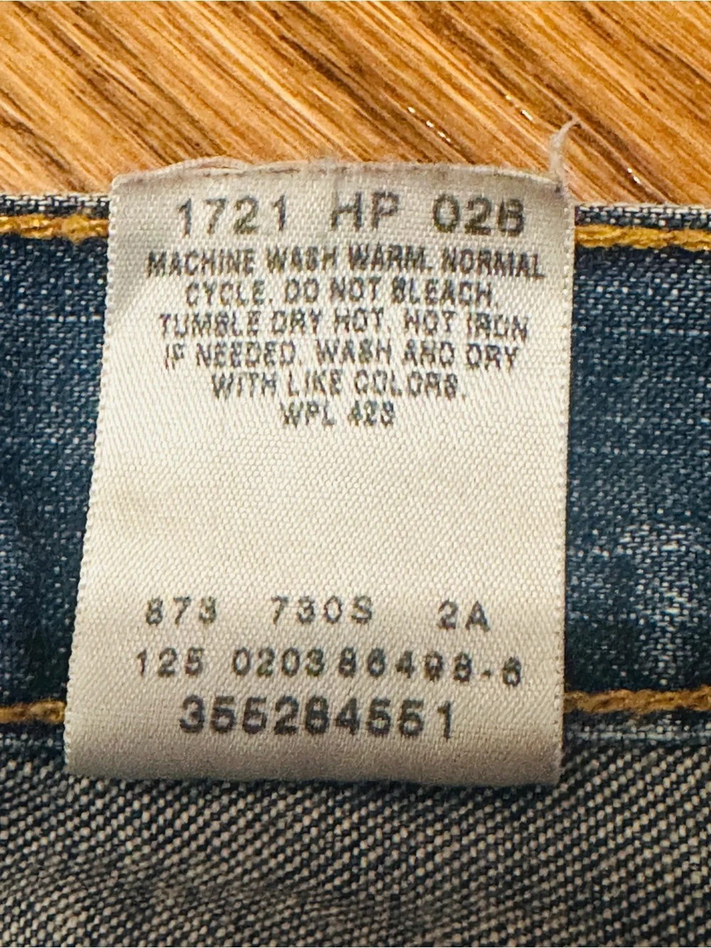 Levi's Vintage 529 Short Men's Blue Denim Jorts 100% Cotton Low Rise Size 38 Y2K